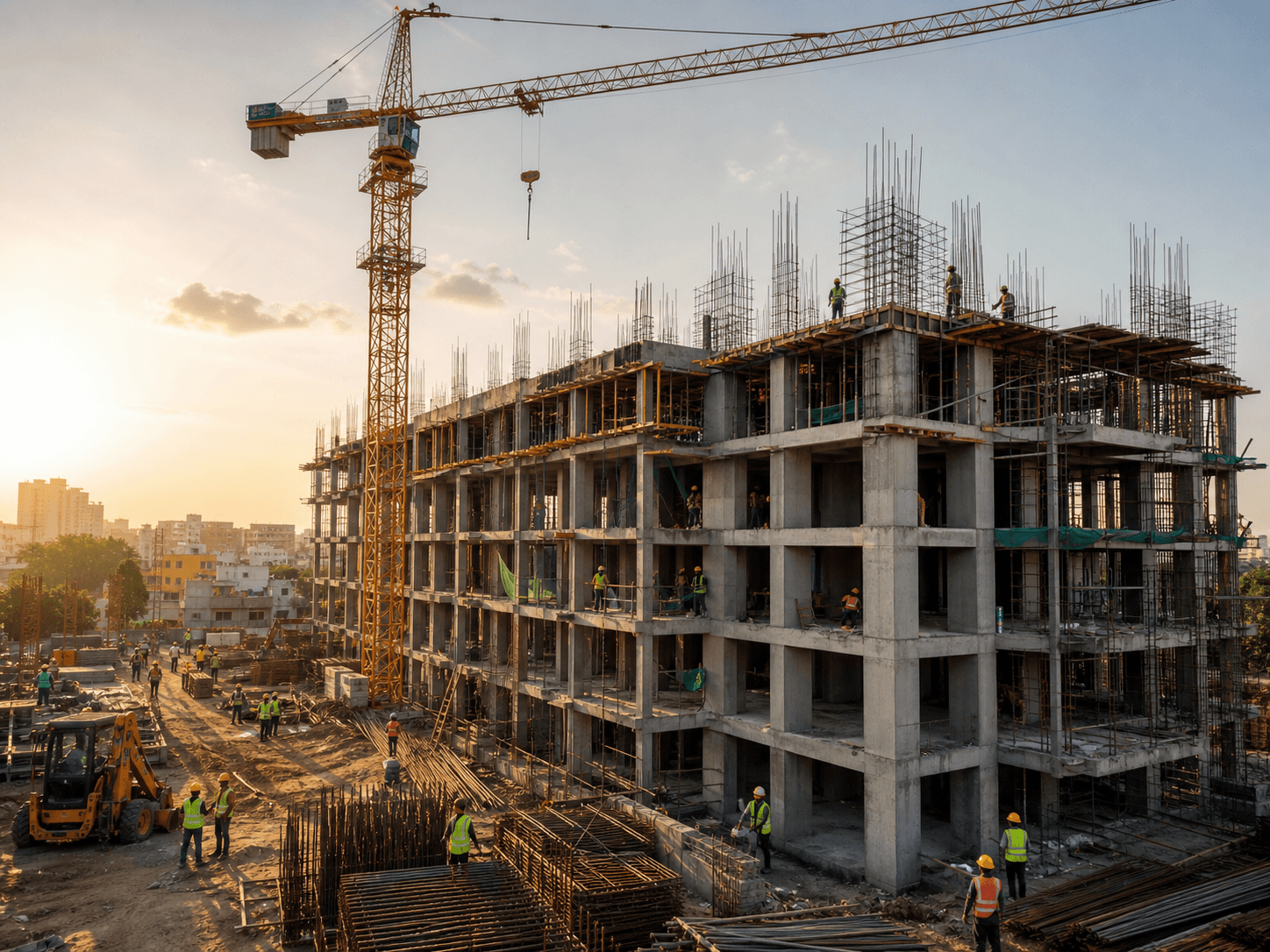 Site in Progress – Ongoing Construction